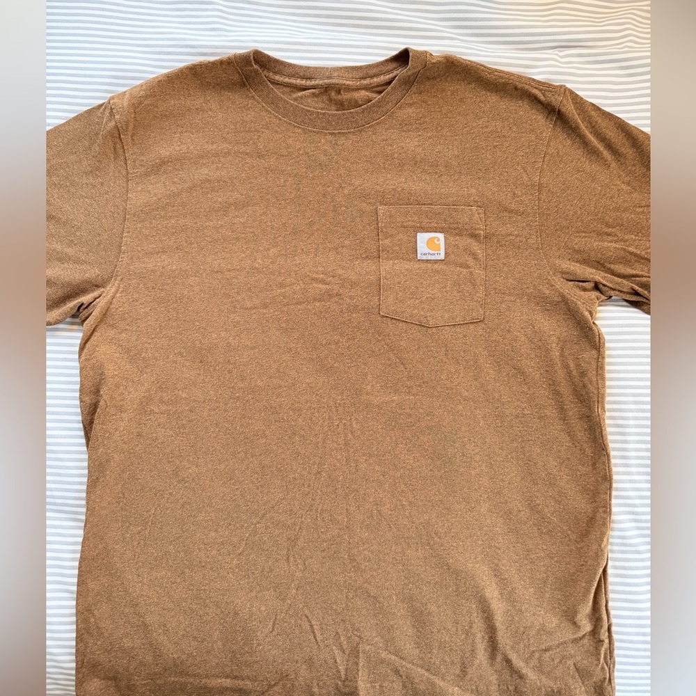Carhartt Men's Brown Short Sleeve Tee